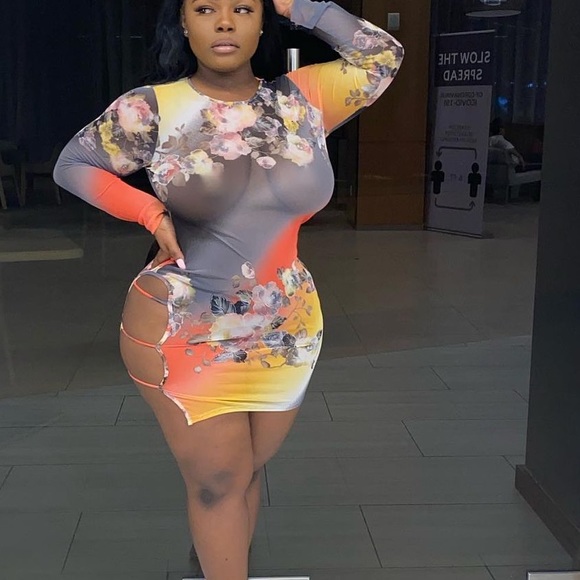 Mesh Mini Dress 🧡 - Picture 8 of 8